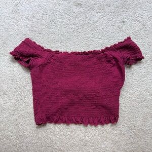 X Small-Medium Off Shoulder Crop Top Women’s